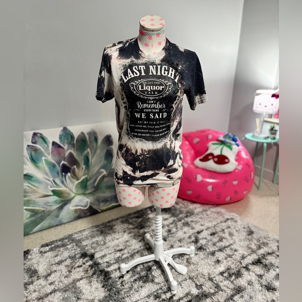 Bleached Gildan S Morgan Wallen Lyrics Tee Shirt